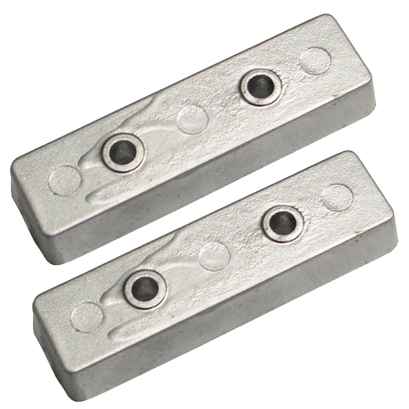 Tecnoseal TEC-BNT Bennett Trim Tab Anode  Zinc  Pair  Boat Box