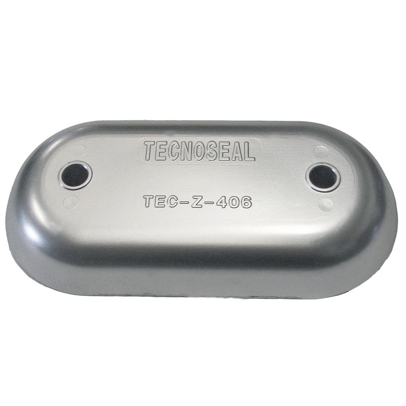 Tecnoseal Z406 Hull Plate Anode  Zinc  Boat Box