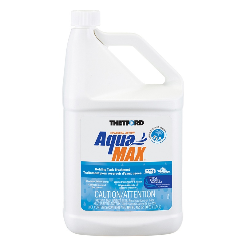 Thetford AquaMax Holding Tank Treatment  64oz  Spring Shower Scent  Boat Box