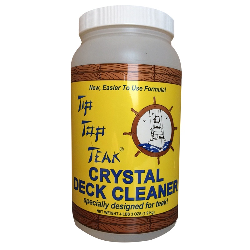 Tip Top Teak Crystal Deck Cleaner  Half Gallon (4lbs 3oz)  Boat Box