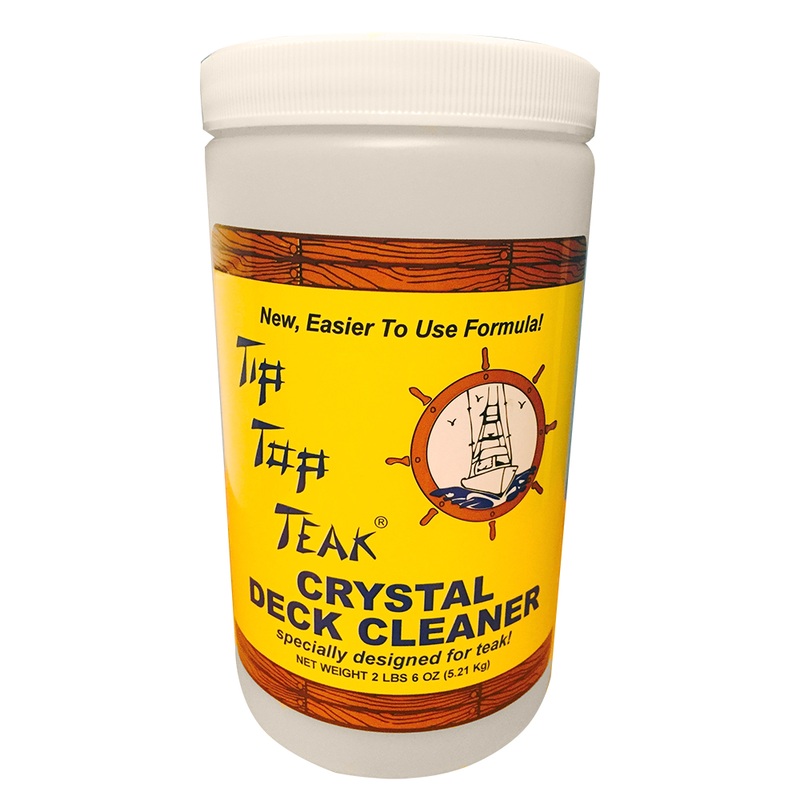 Tip Top Teak Crystal Deck Cleaner  Quart (2lbs 6oz)  Boat Box