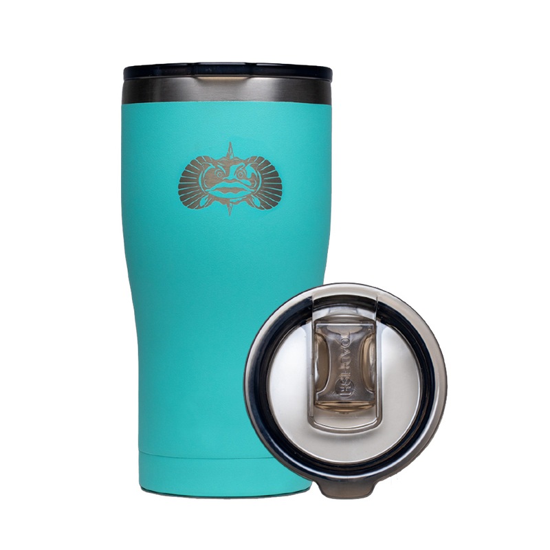 Toadfish Non-Tipping 20oz Tumbler  Teal  Boat Box