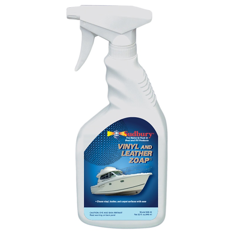 Sudbury Vinyl & Leather Zoap  32oz  Boat Box