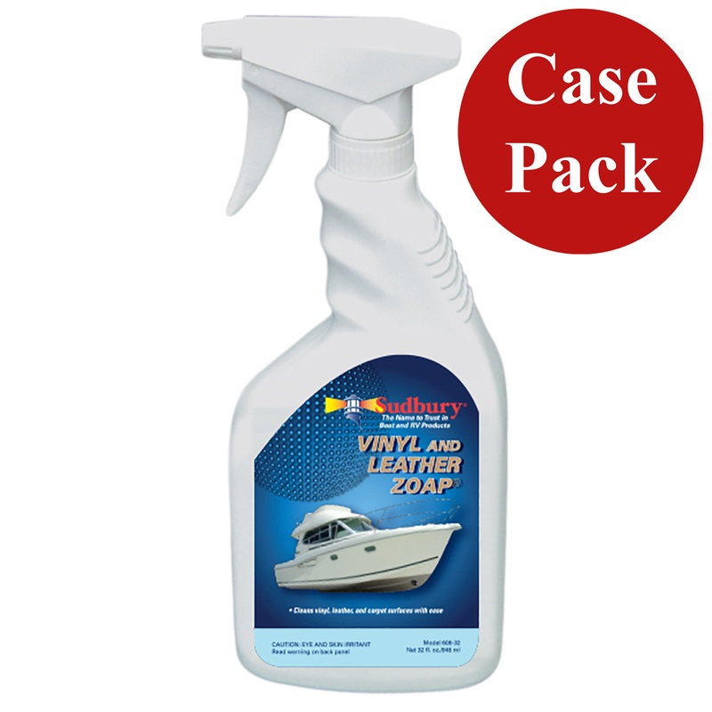 Sudbury Vinyl & Leather Zoap  32oz *Case of 6*  Boat Box