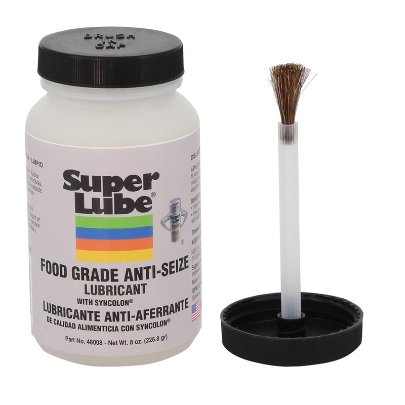 Super Lube Food Grade Anti-Seize w/Syncolon  8oz Brush Bottle  Boat Box