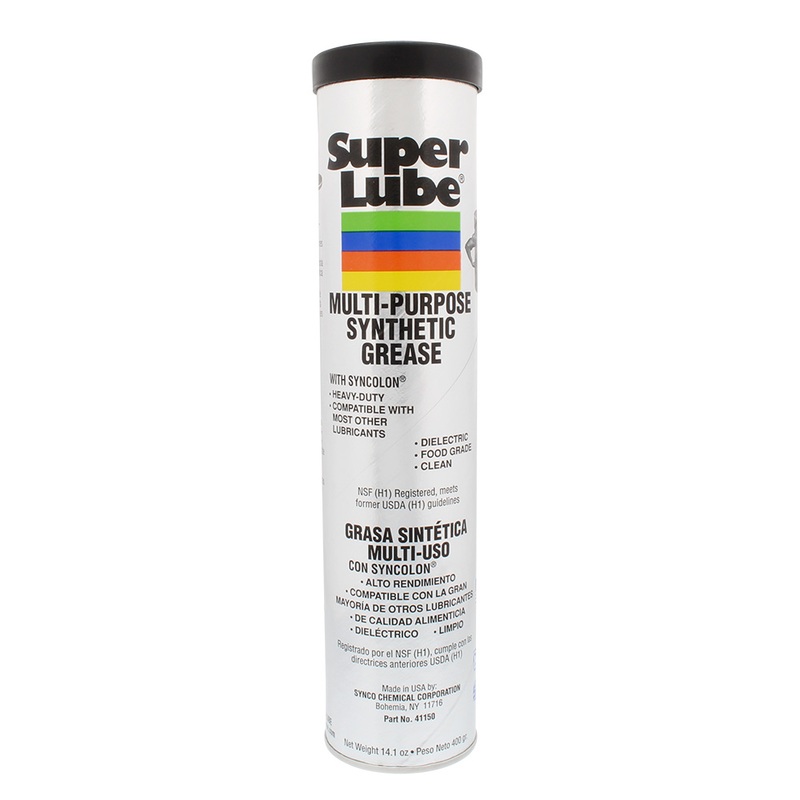Super Lube Multi-Purpose Synthetic Grease w/Syncolon  14.1oz Cartridge  Boat Box