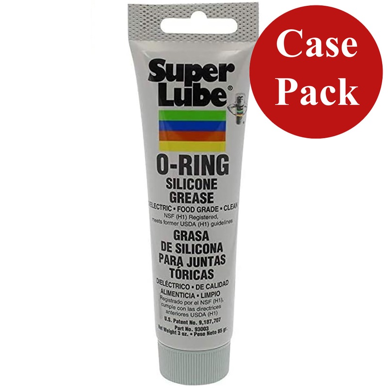 Super Lube O-Ring Silicone Grease  3oz Tube *Case of 12  Boat Box