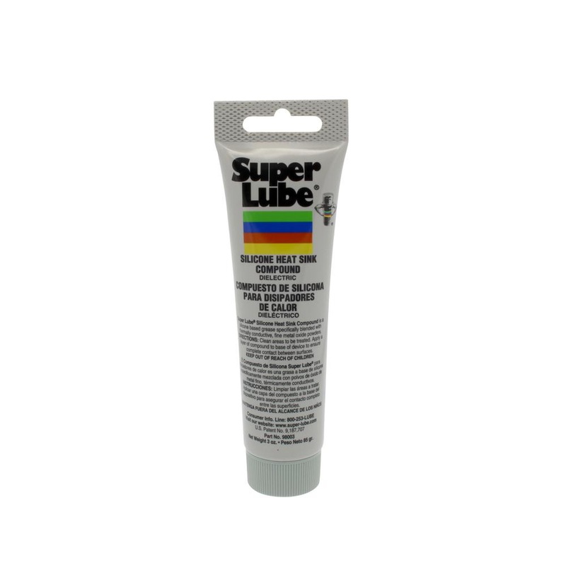 Super Lube Silicone Heat Sink Compound  3oz Tube  Boat Box