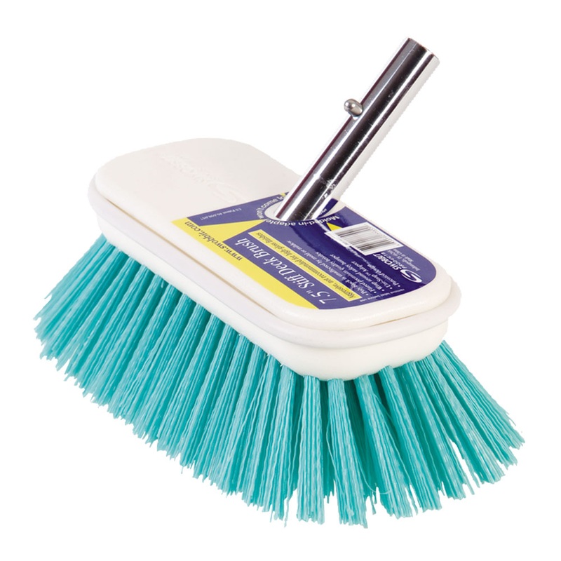 Swobbit 7.5 Stiff Cleaning Brush  Green  Boat Box