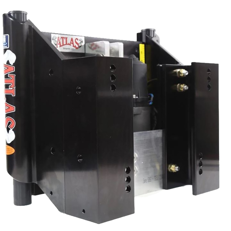 T-H Marine ATLAS 4 Set Back Hydraulic Jack Plate  Heavy Duty Black  Boat Box