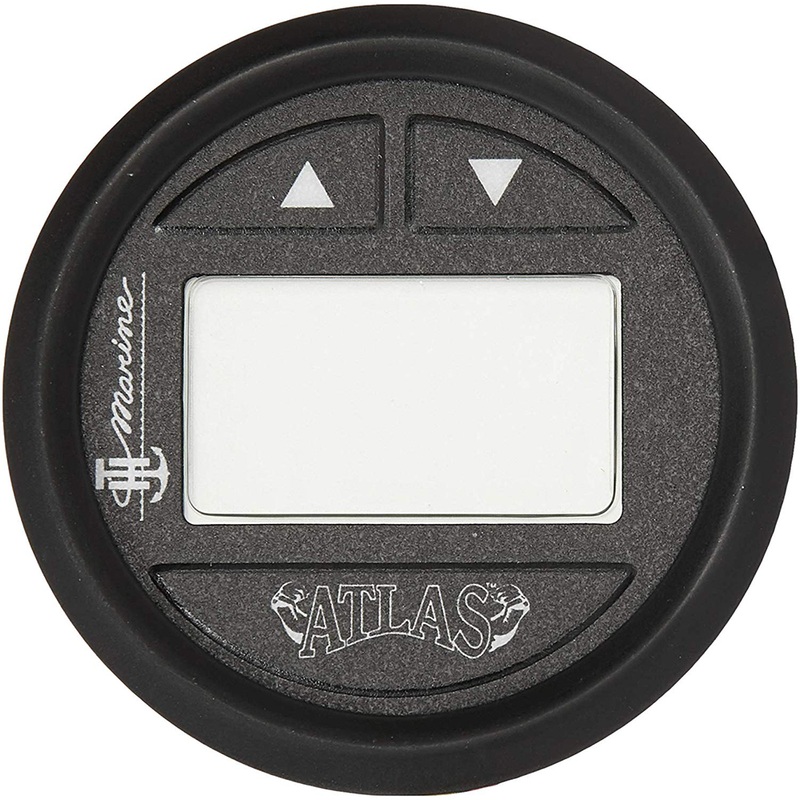 T-H Marine ATLAS Hydraulic Gauge Kit f/6, 10, 12 & 14 ATLAS Jack Plate  Black Bezel  Boat Box