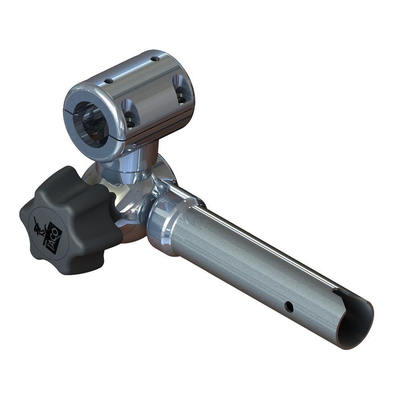 TACO ShadeFin Adjustable Clamp-On Pipe Mount  Boat Box