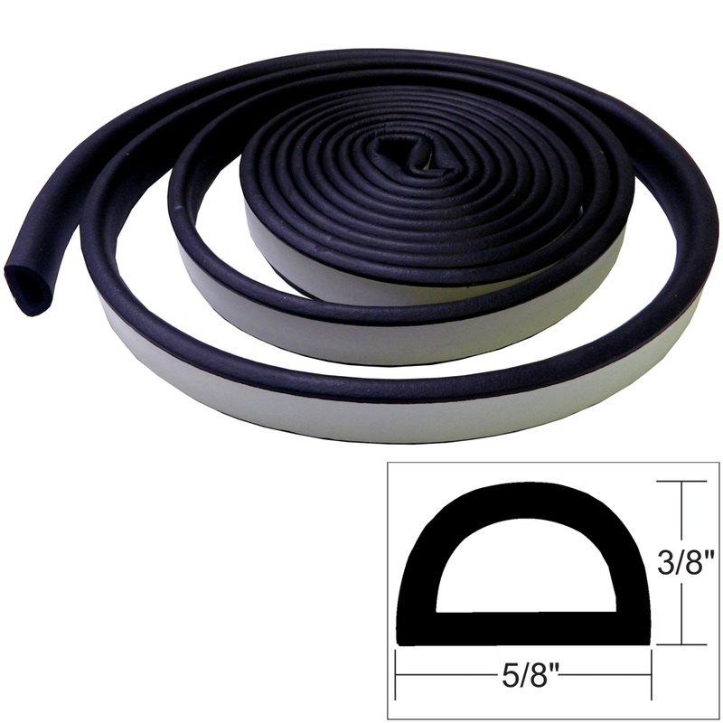 TACO Weather Seal  10L x H x W  Black  Boat Box