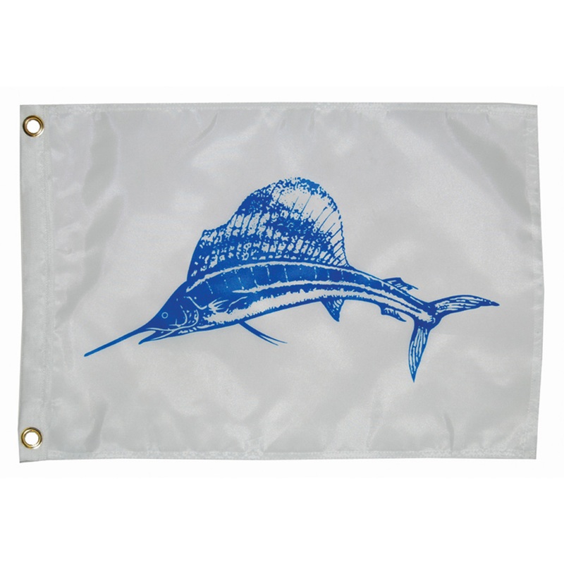 Taylor Made 12 x 18 Sailfish Flag  Boat Box