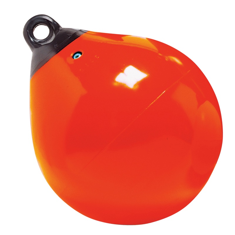 Taylor Made 15 Tuff End Inflatable Vinyl Buoy  Orange  Boat Box