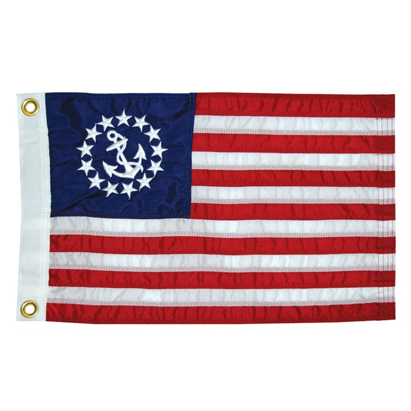 Taylor Made 16 x 24 Deluxe Sewn US Yacht Ensign Flag  Boat Box