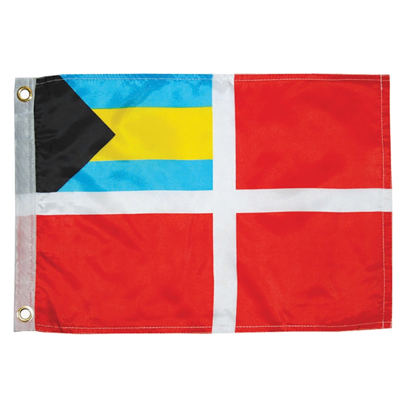 Taylor Made Bahamas Courtesy Flag 12 x 18  Boat Box