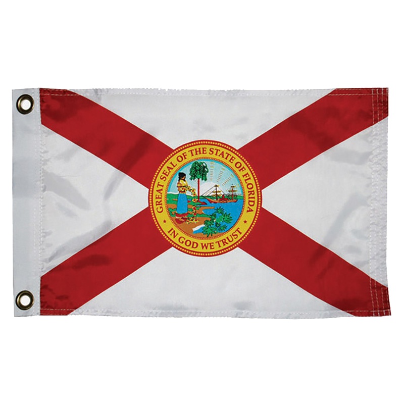 Taylor Made Florida Nylon Flag 12 x 18  Boat Box