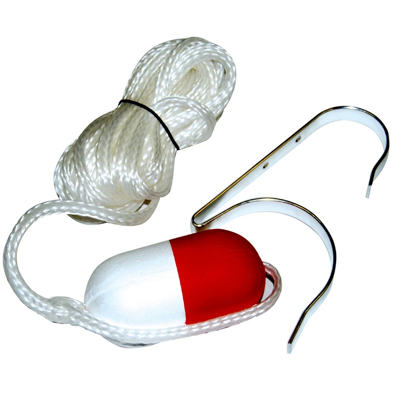 Taylor Made Ring Buoy Holder w/30′ Heaving Line  Boat Box