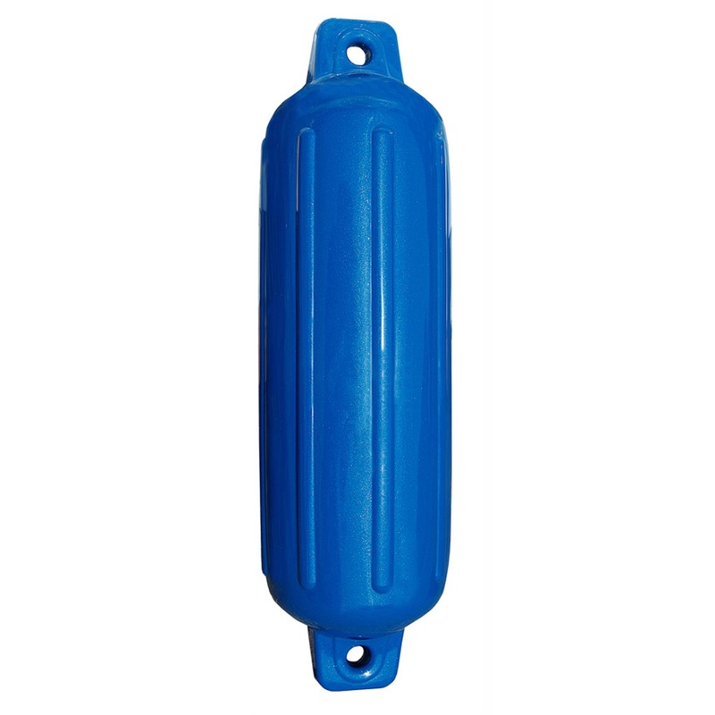 Taylor Made Storm Gard 5.5 x 20 Inflatable Vinyl Fender  Mid Atlantic Blue  Boat Box