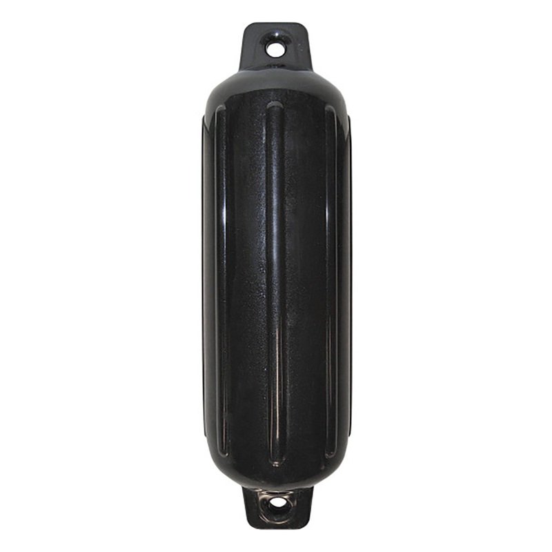 Taylor Made Storm Gard 5.5 x 20 Inflatable Vinyl Fender  Onyx Black  Boat Box