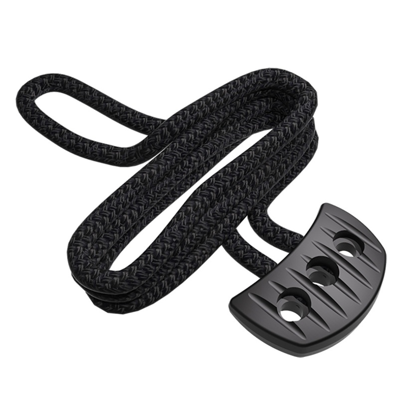 Snubber PULL w/Rope  Black  Boat Box