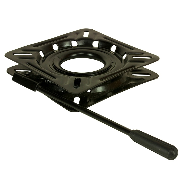 Springfield 12-Way Locking Swivel Seat Mount  E-Coat Finish  Boat Box