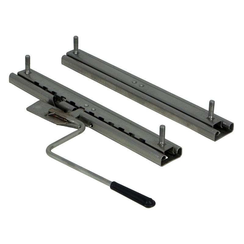 Springfield 2-Piece Chair Slide Rails  Bent Handle  Boat Box