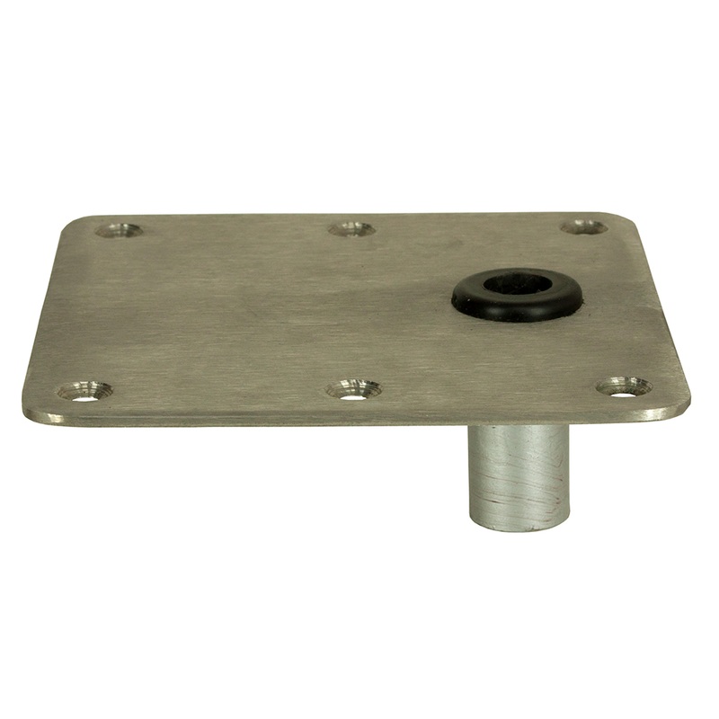 Springfield KingPin 7 x 7 Offset  Stainless Steel  Square Base (Standard)  Boat Box