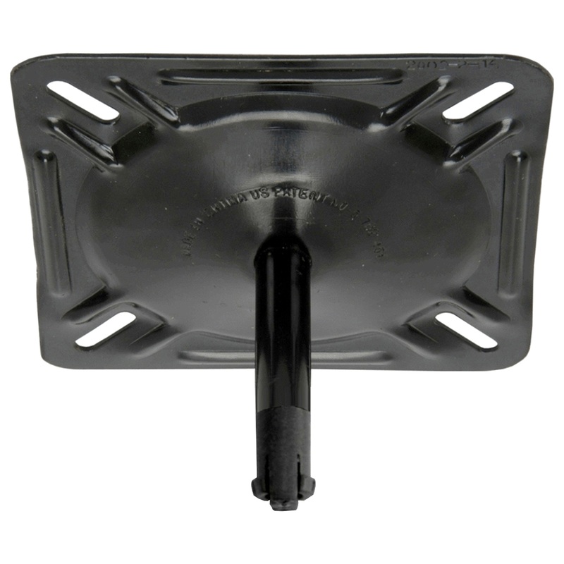 Springfield KingPin 7 x 7 Seat Mount w/o Spring  E-Coat Finish  Boat Box