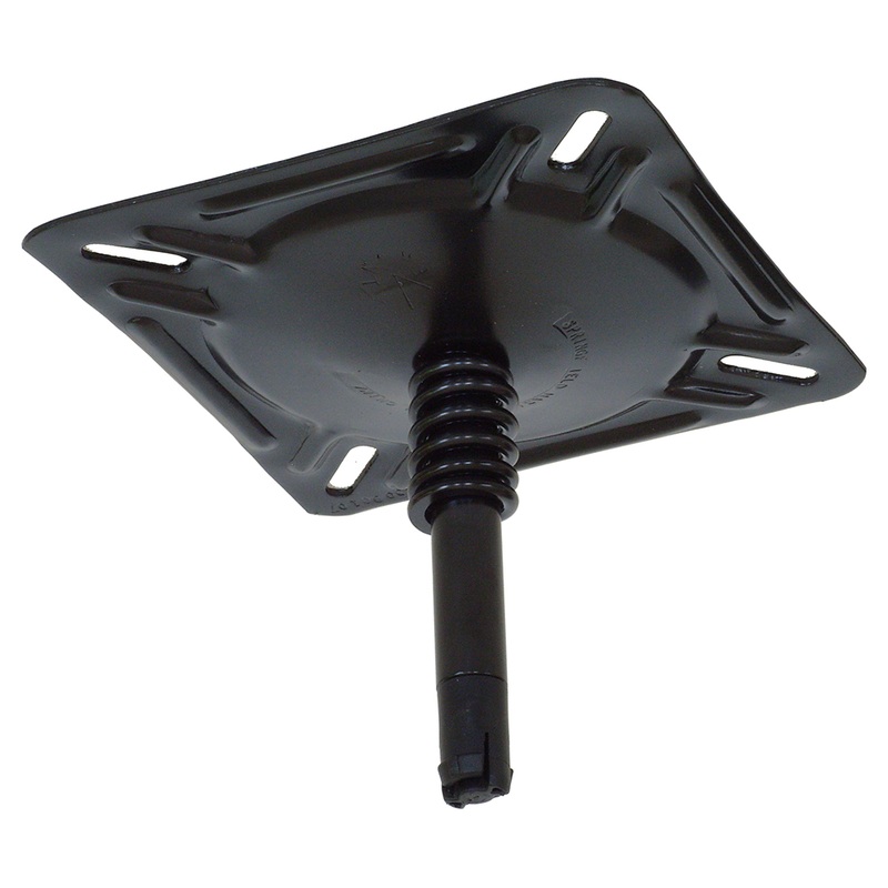 Springfield KingPin 7 x 7 Seat Mount w/Spring  E-Coat Finish  Boat Box