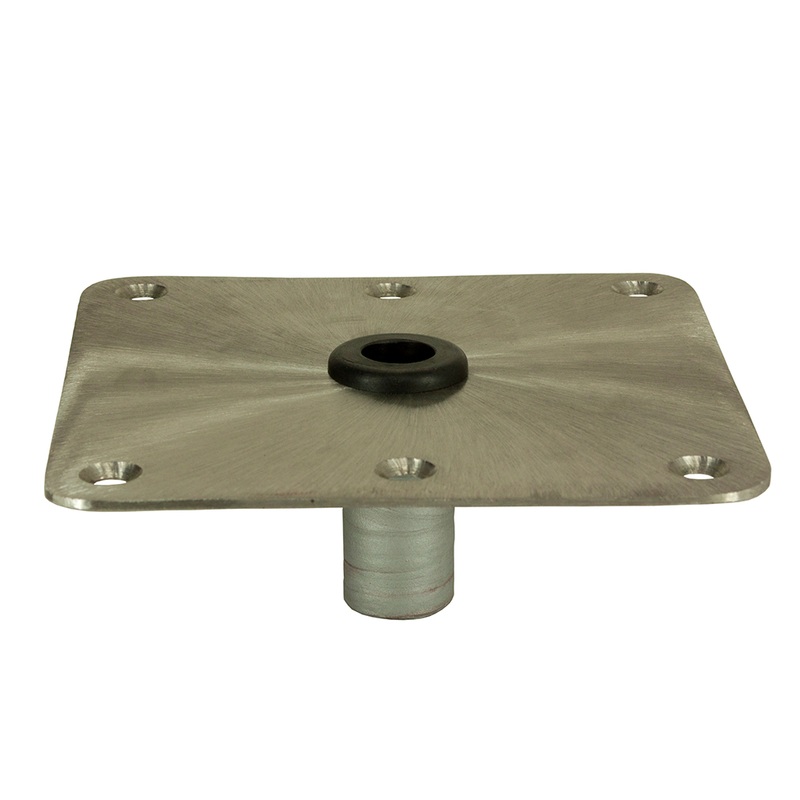 Springfield KingPin 7 x 7  Stainless Steel  Square Base (Standard)  Boat Box