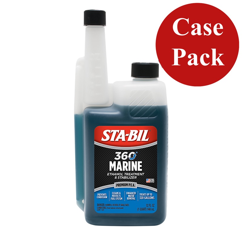 STA-BIL 360 Marine  32oz *Case of 6*  Boat Box