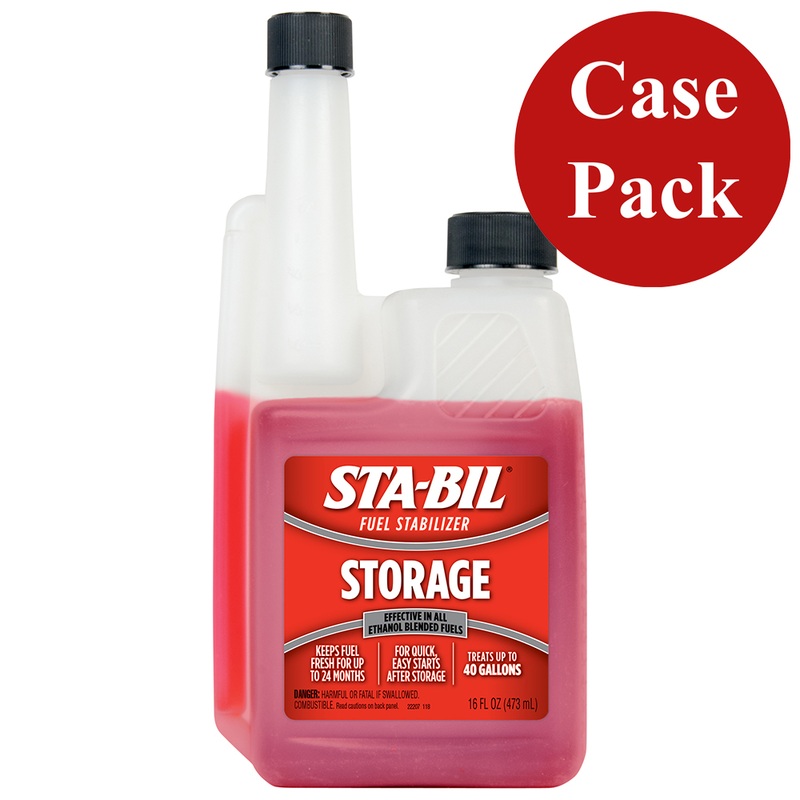 STA-BIL Fuel Stabilizer  16oz *Case of 12*  Boat Box