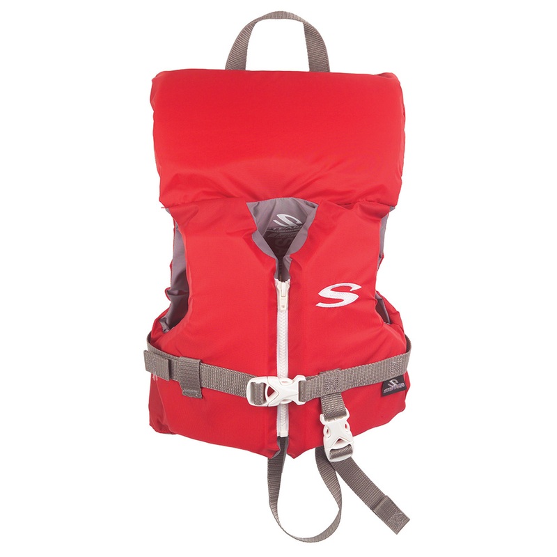 Stearns Classic Infant Life Jacket  Up to 30lbs  Red  Boat Box