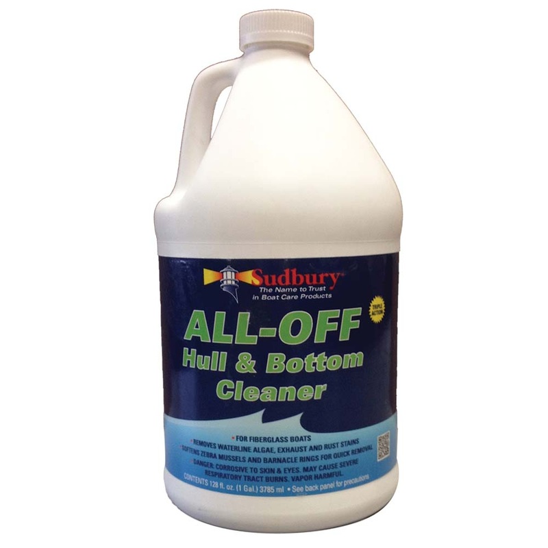 Sudbury All-Off Hull & Bottom Cleaner  Gallon  Boat Box