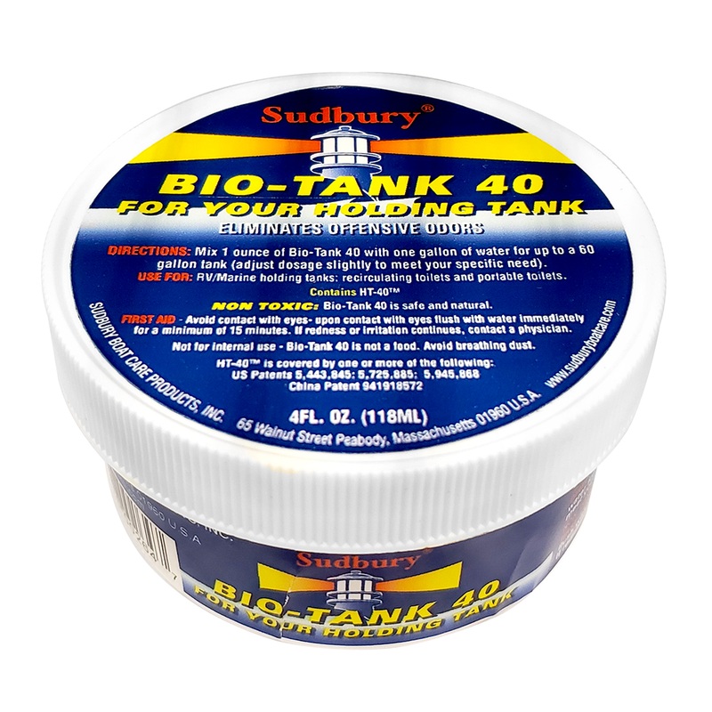 Sudbury Bio-Tank 40 Holding Tank Treatment  4oz  Boat Box