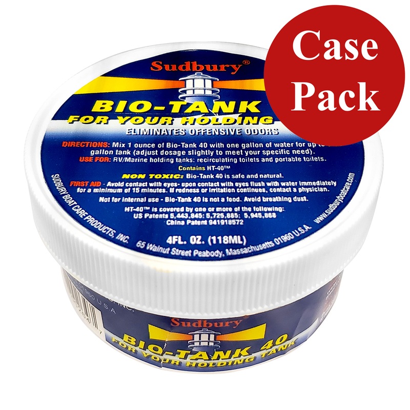Sudbury Bio-Tank Holding Tank Treatment  4oz *Case of 12*  Boat Box