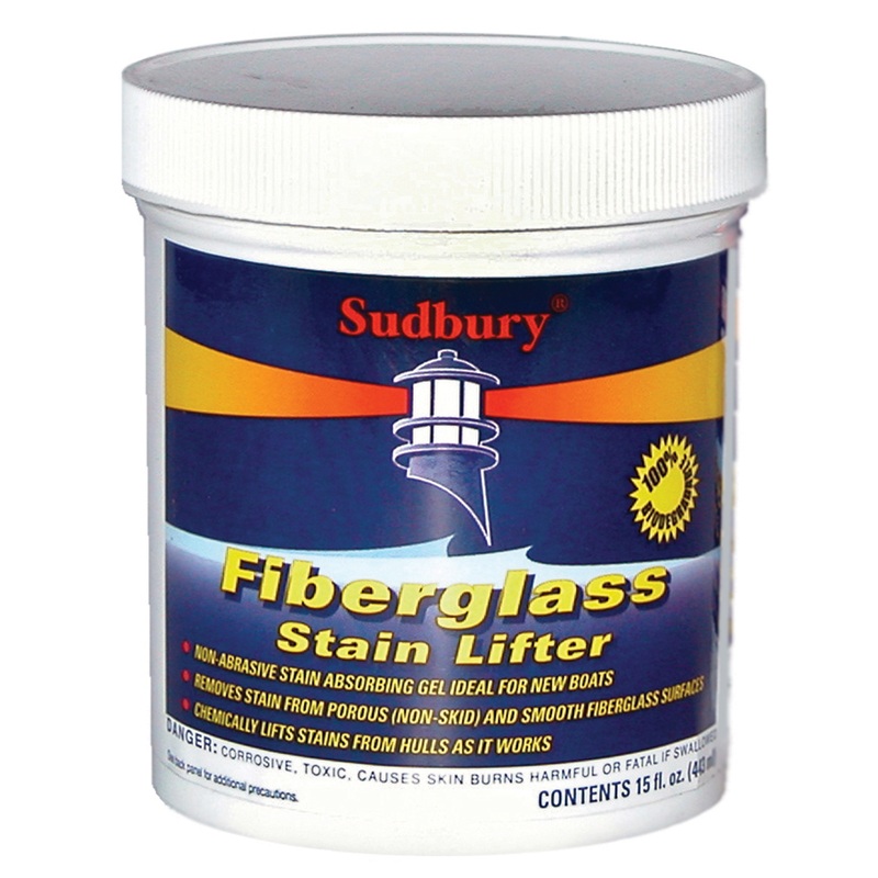 Sudbury Fiberglass Stain Lifter  Pint (16oz)  Boat Box