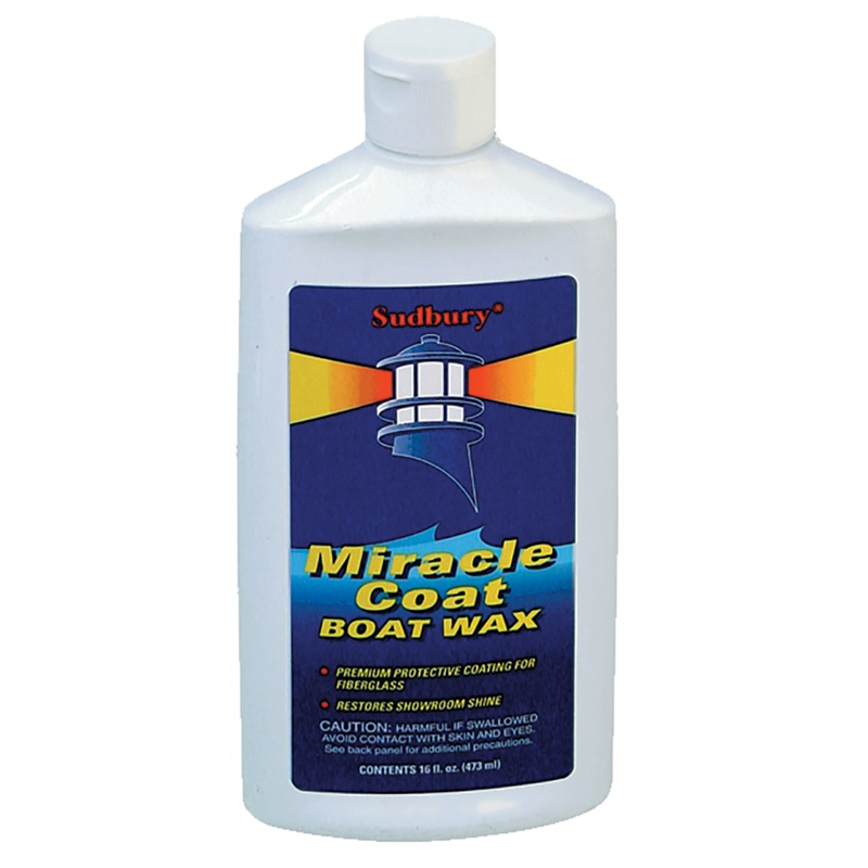 Sudbury Miracle Coat Boat Wax  16oz Liquid  Boat Box