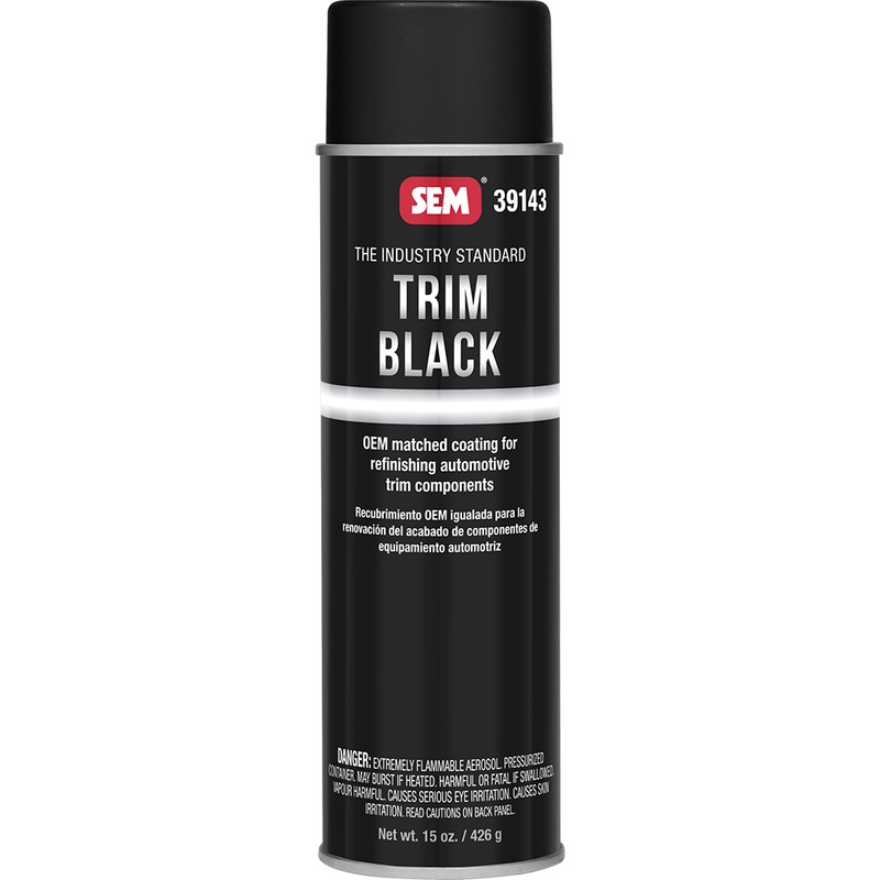 SEM Trim Black  20oz Aerosol Can  Boat Box