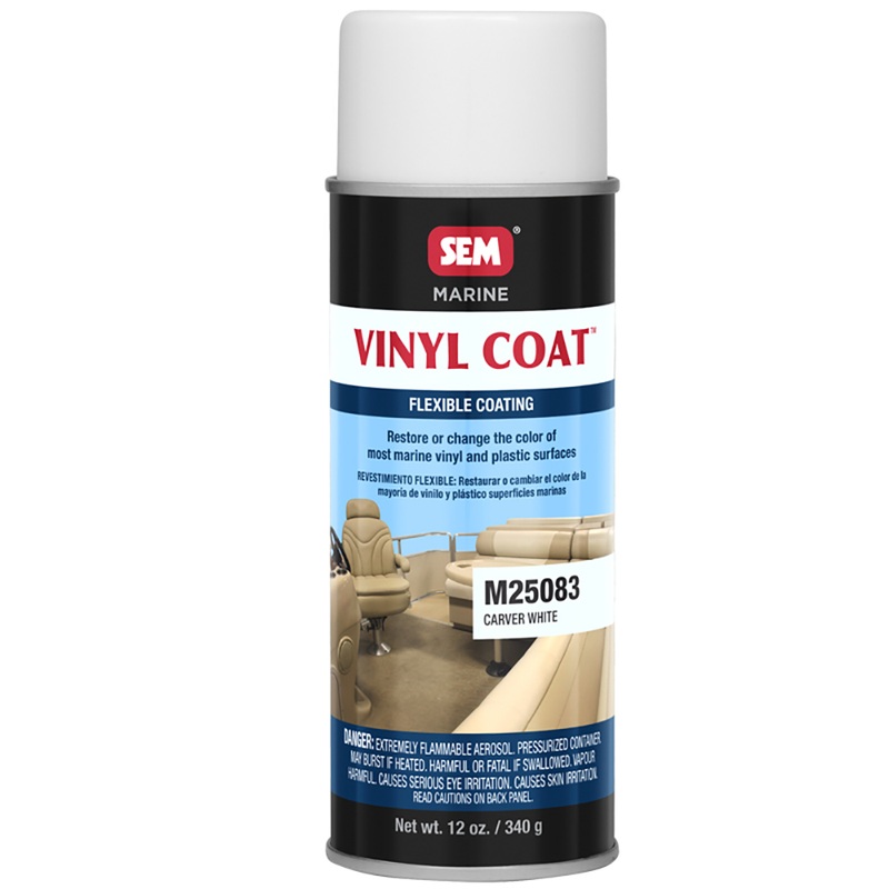 SEM Vinyl Coat  Carver White  12oz  Boat Box
