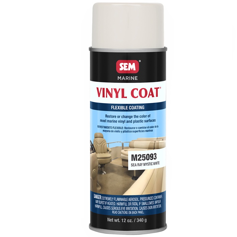 SEM Vinyl Coat  Sea Ray Mystic White  12oz  Boat Box