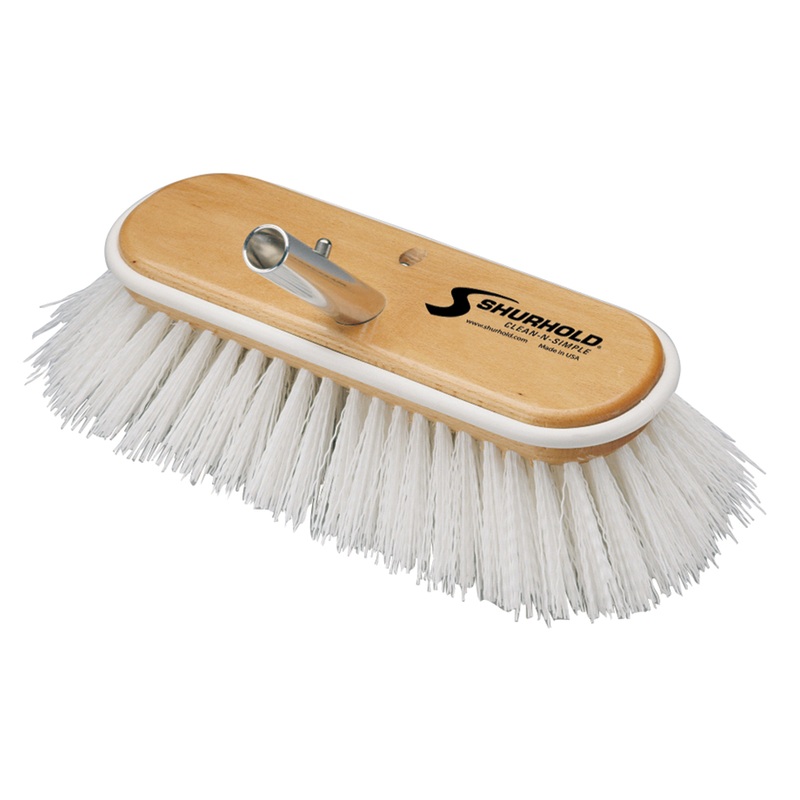 Shurhold 10 Polypropylene Stiff Bristle Deck Brush  Boat Box