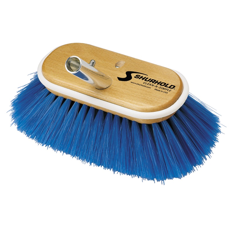 Shurhold 6 Nylon Extra Soft Bristles Deck Brush  Boat Box