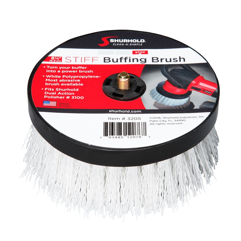 Shurhold 6- Stiff Brush f/Dual Action Polisher  Boat Box
