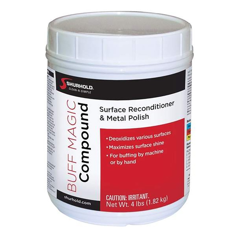 Shurhold Buff Magic Compound Surface Reconditioner & Metal Polish  4LB Jar  Boat Box