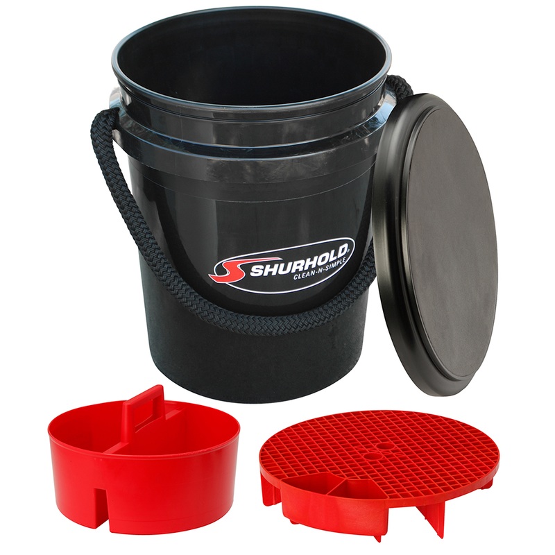 Shurhold One Bucket Kit  5 Gallon  Black  Boat Box