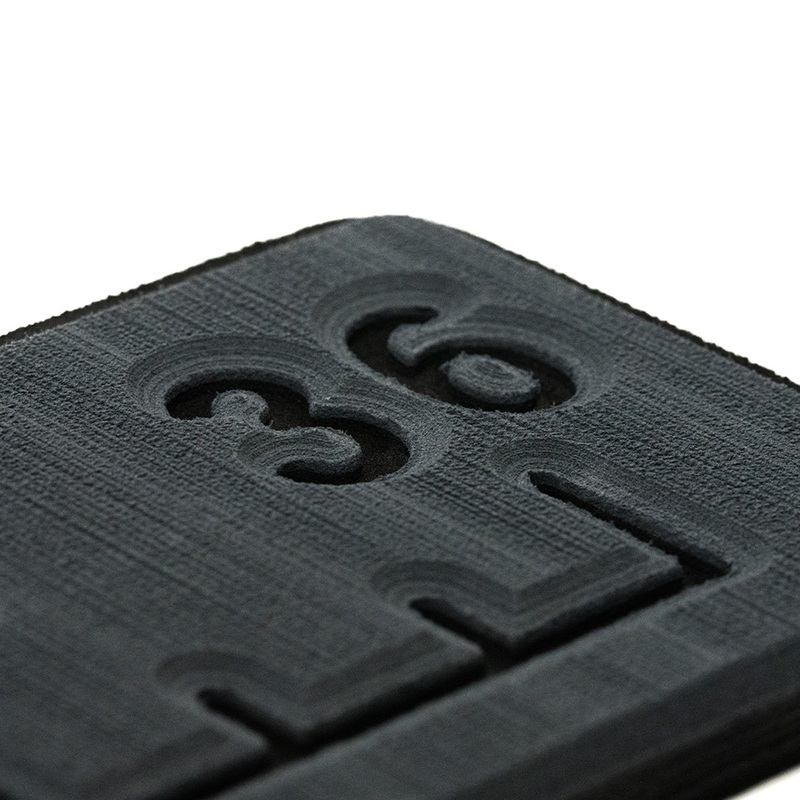 SeaDek 36 Routed Ruler  6mm  Brushed Texture  Dark Grey/Black  Boat Box