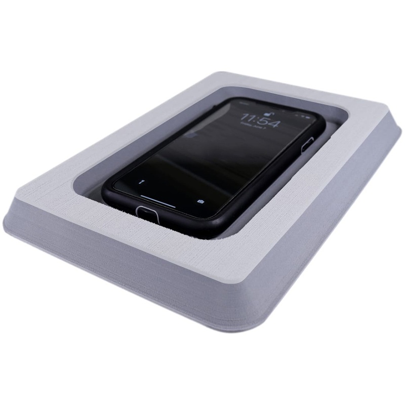 SeaDek Single Cell Phone Dash Pocket  Cool Grey/Strom Grey  Boat Box
